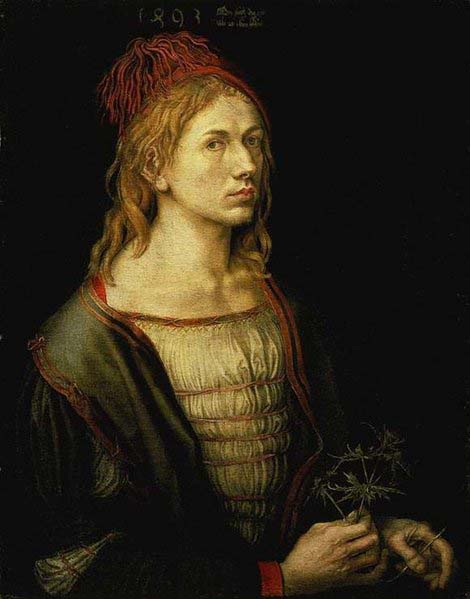 The earliest painted Self-Portrait (1493) by Albrecht Durer